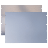 Tapa Ciega Para Rack Estándar de 19in, Plano, de Acero, 2 UR, Color Gris